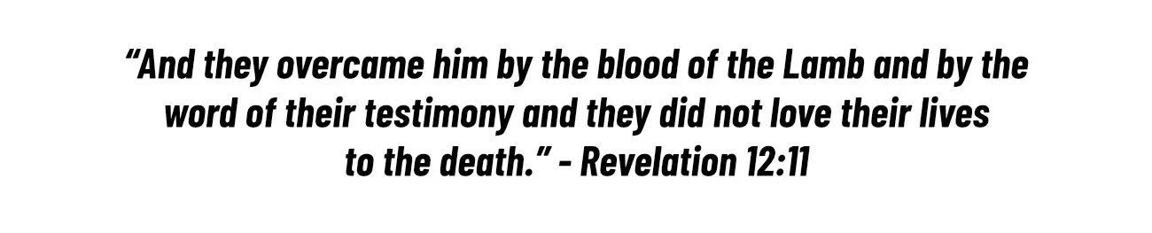 the blood of Jesus
